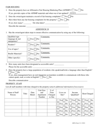 ADFA Form 111 Management Review Questionnaire - Arkansas, Page 7