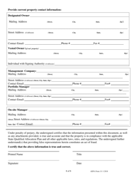 ADFA Form 111 Management Review Questionnaire - Arkansas, Page 8