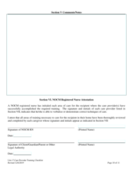 Form UNI-17 Care Provider Training Checklist - Alaska, Page 10