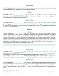Form UNI-17 Care Provider Training Checklist - Alaska, Page 4