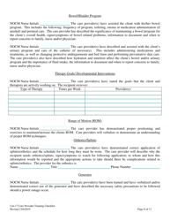 Form UNI-17 Care Provider Training Checklist - Alaska, Page 8