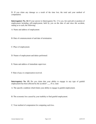 Form AZTCC3F Uniform Personal Injury Interrogatories - Arizona, Page 6