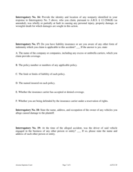 Form AZTCC3F Uniform Personal Injury Interrogatories - Arizona, Page 7