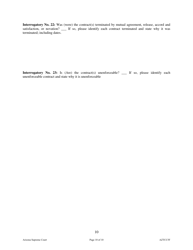 Form AZTCC5F Uniform Contract Interrogatories - Arizona, Page 10