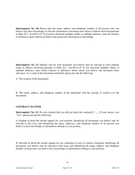 Form AZTCC5F Uniform Contract Interrogatories - Arizona, Page 6
