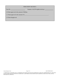 Form AOC GN502F Juror Claim Form - Arizona, Page 5