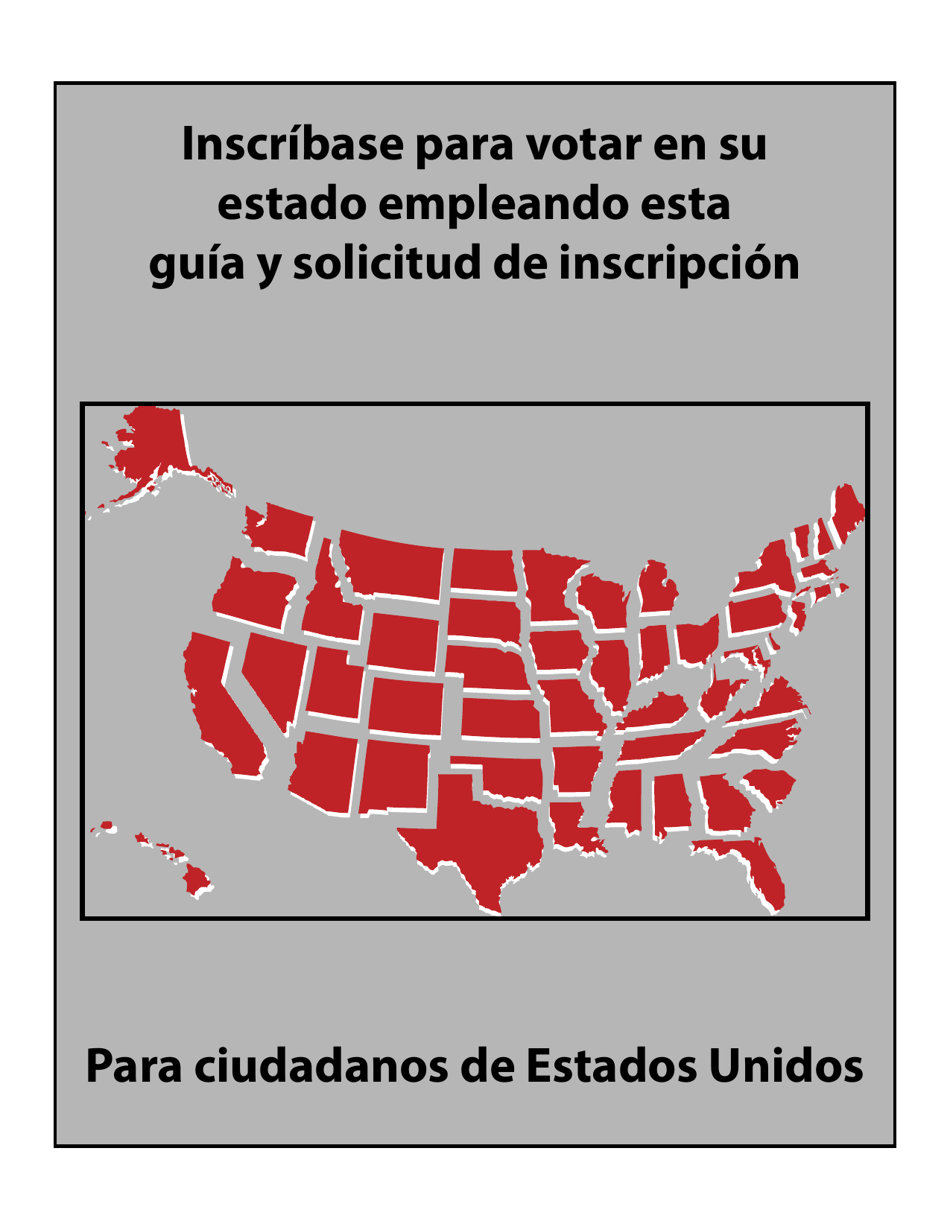Voter Registration Application (English / Spanish), Page 1