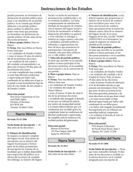 Voter Registration Application (English/Spanish), Page 20