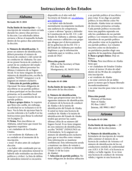 Voter Registration Application (English/Spanish), Page 8