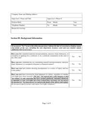 Private Process Server Certification Initial Certification Application Form - Arizona, Page 3