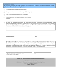 Application for Course Accreditation - Arizona, Page 3