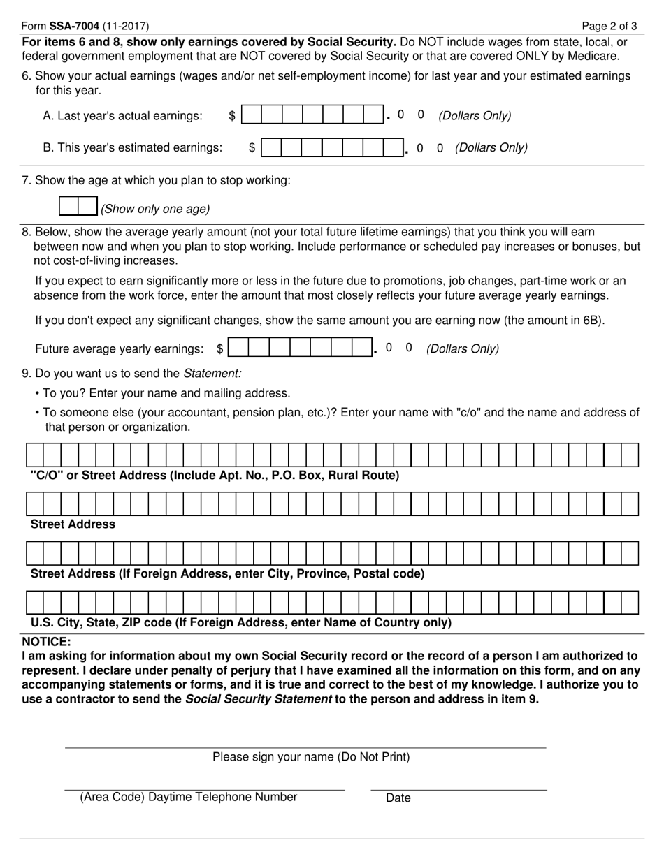 form-ssa-7004-download-fillable-pdf-or-fill-online-request-for-social