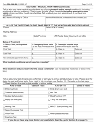 Form SSA-3368-BK Disability Report - Adult, Page 11