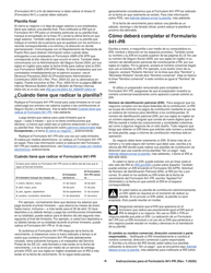 Instrucciones para IRS Formulario 941-PR Planilla Para La Declaracion Federal Trimestral Del Patrono (Puerto Rican Spanish), Page 6