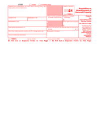 IRS Form 1099-A Acquisition or Abandonment of Secured Property, Page 2