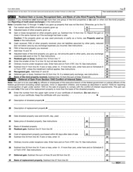 IRS Form 8824 Like-Kind Exchanges, Page 2