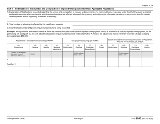IRS Form 8980 Partnership Request for Modification of Imputed Underpayments Under IRC Section 6225(C), Page 9