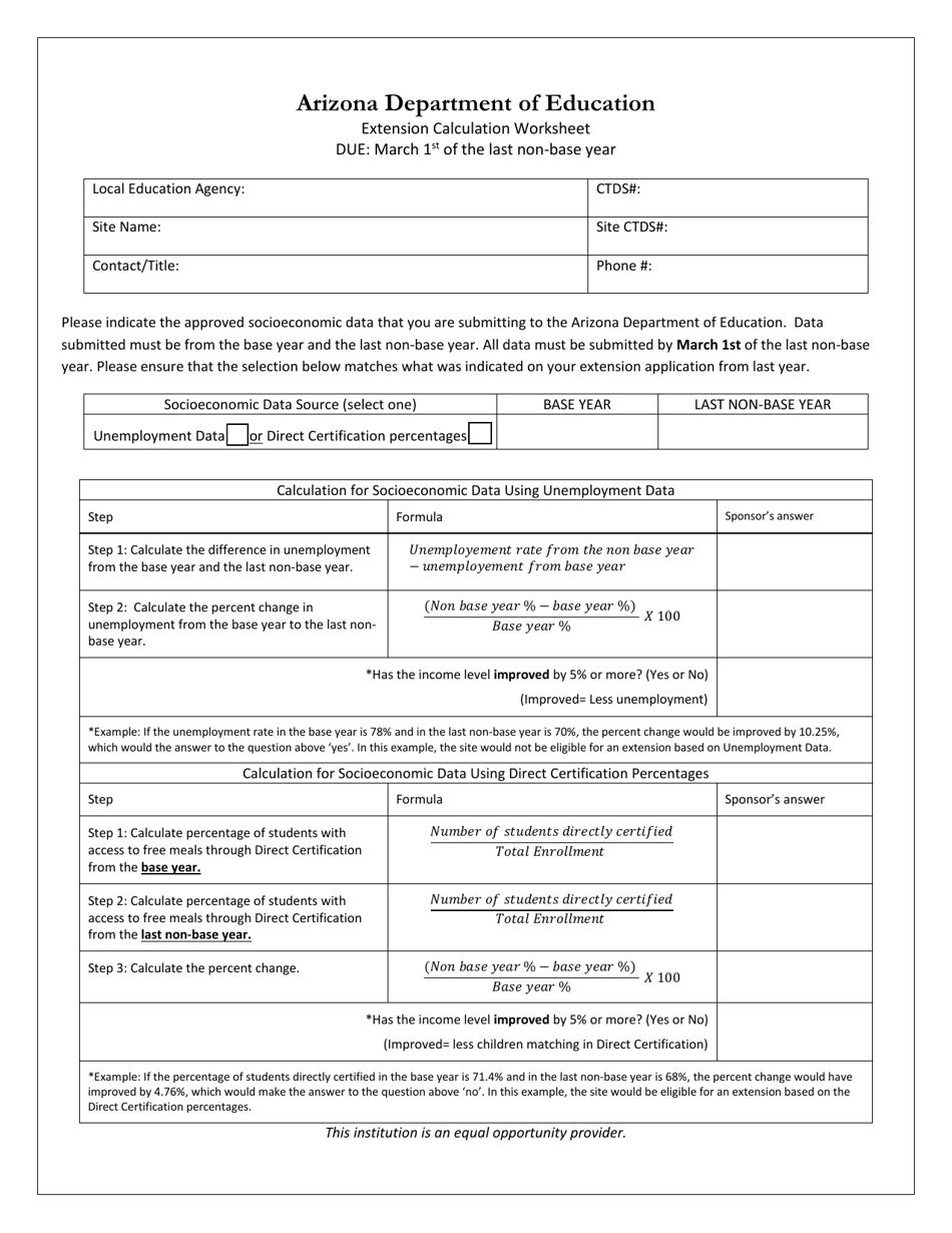 Request for an Extension on Special Assistance - Arizona, Page 3