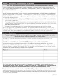 Star Benefit Restoration Application - New York City (French), Page 2