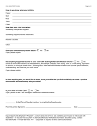 Form CCA-1200A About Me Questionnaire - Arizona, Page 2