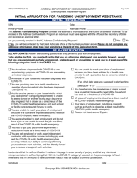 Document preview: Form UIB-1244A Initial Application for Pandemic Unemployment Assistance - Arizona