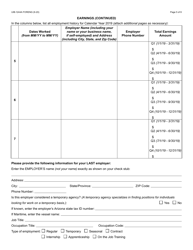 Form UIB-1244A Initial Application for Pandemic Unemployment Assistance - Arizona, Page 5