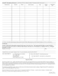 ATF Form 3310.11 Federal Firearms Licensee Firearms Inventory/Firearms in Transit Theft/Loss Report, Page 2