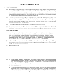 Instructions for SEC Form 1474, 4 Statement of Changes in Beneficial Ownership, Page 2