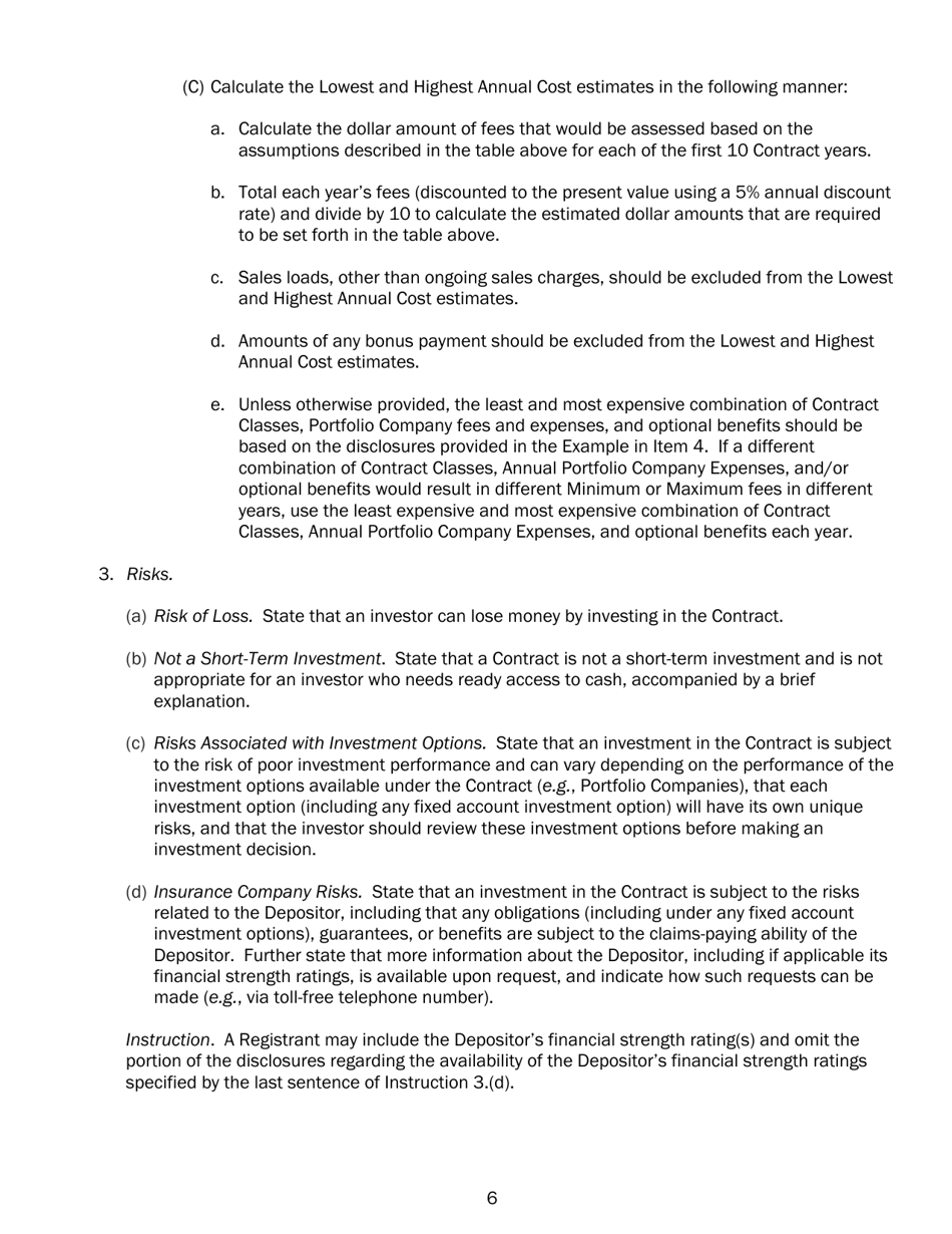 Form N-4 Registration Statement of Separate Accounts Organized as Unit Investment Trusts, Page 17