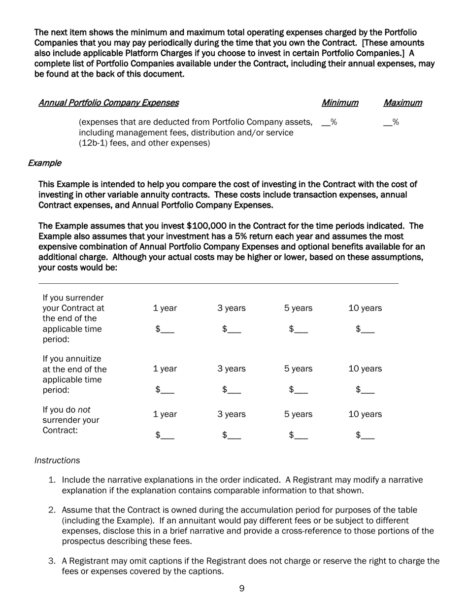 Form N-4 Registration Statement of Separate Accounts Organized as Unit Investment Trusts, Page 20