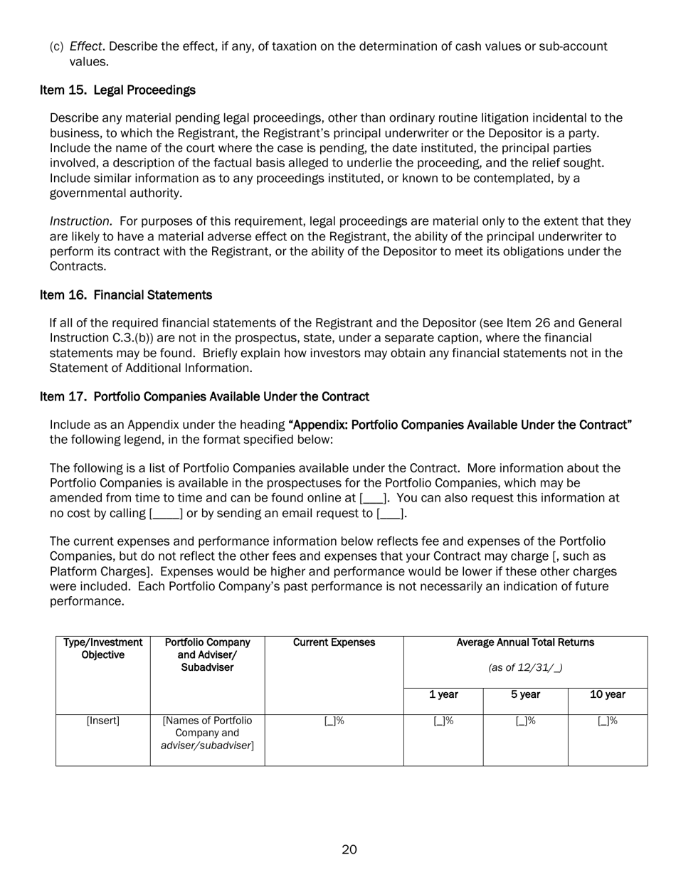 Form N-4 Registration Statement of Separate Accounts Organized as Unit Investment Trusts, Page 31