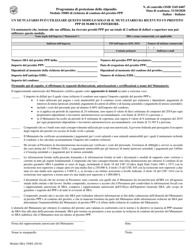 SBA Form 3508S PPP Loan Forgiveness Form (Italian)
