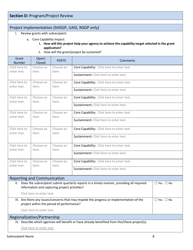 Azdohs Site Monitoring Form - Arizona, Page 8