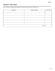 Form FR2081C Interagency Biographical and Financial Report, Page 15