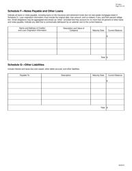 Form FR2081C Interagency Biographical and Financial Report, Page 16