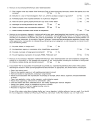 Form FR2081C Interagency Biographical and Financial Report, Page 9