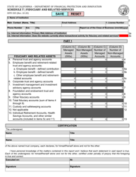 Document preview: Form DFPI-505 Schedule T Fiduciary and Related Services - California