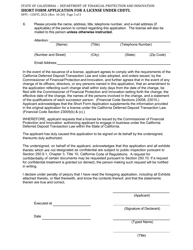 Form DFPI-CDDTL2021 Short Form Application for a License Under Cddtl - California, Page 3