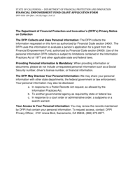 Form DFPI-EEO100 Financial Empowerment Fund Grant Application Form - California, Page 13