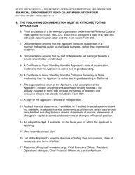 Form DFPI-EEO100 Financial Empowerment Fund Grant Application Form - California, Page 6
