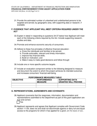 Form DFPI-EEO100 Financial Empowerment Fund Grant Application Form - California, Page 9