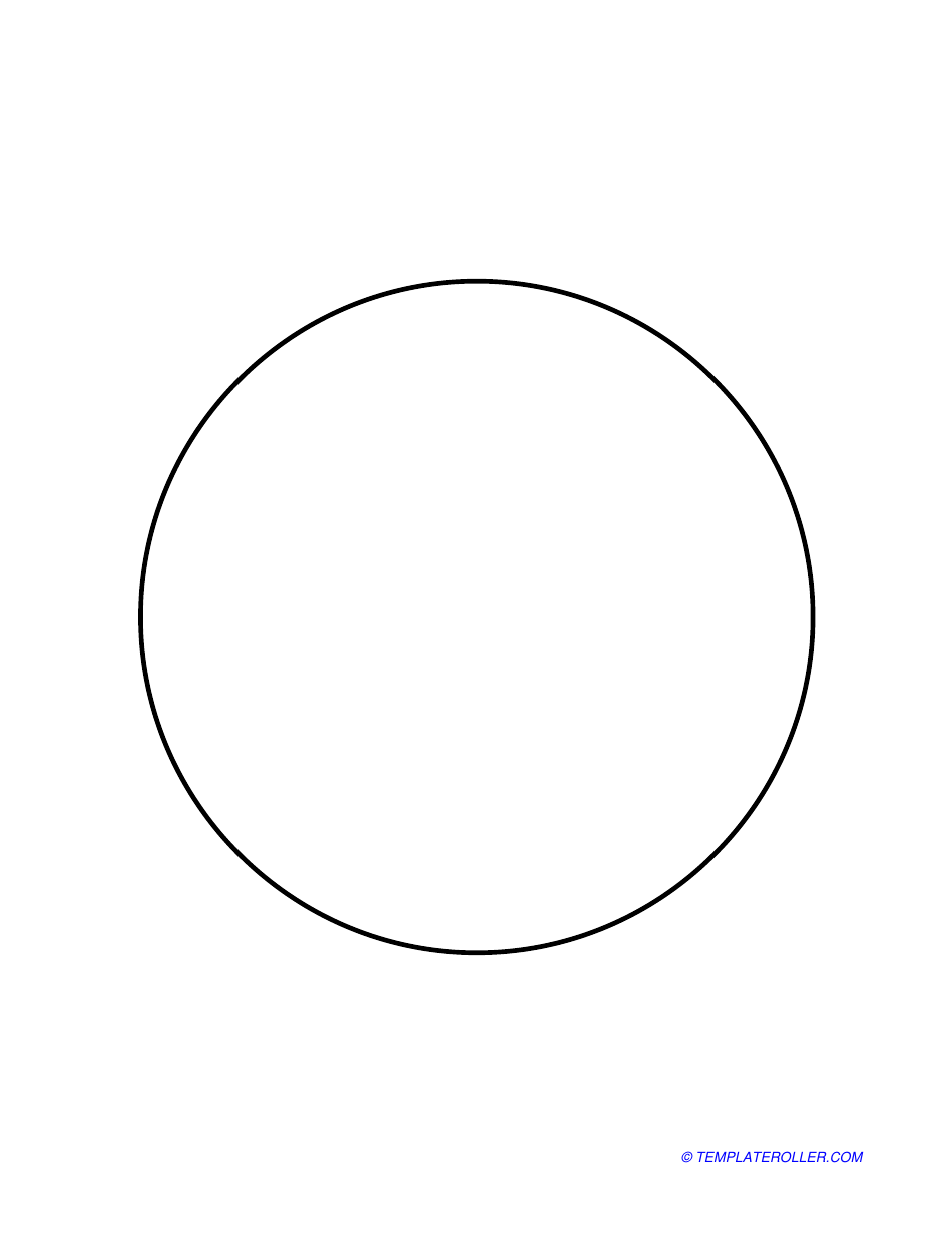 Circle Template Printable Free