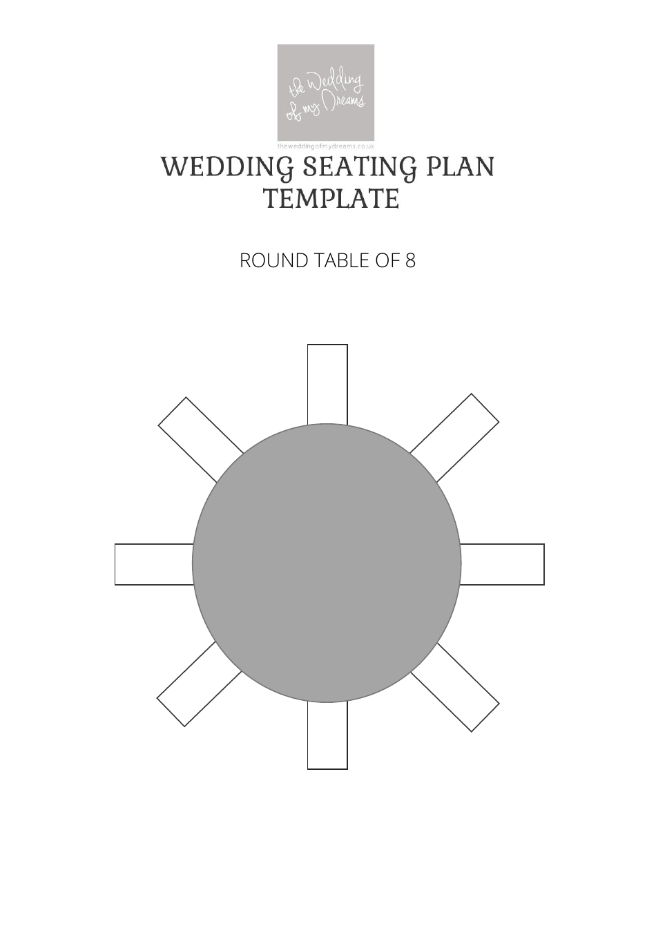 Wedding Seating Plan Templates Image Preview