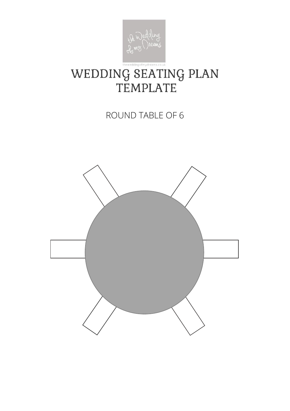 Wedding Seating Plan Templates, Page 3