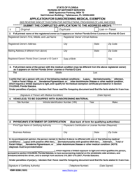 Form HSMV83390 Download Fillable PDF or Fill Online Application for ...