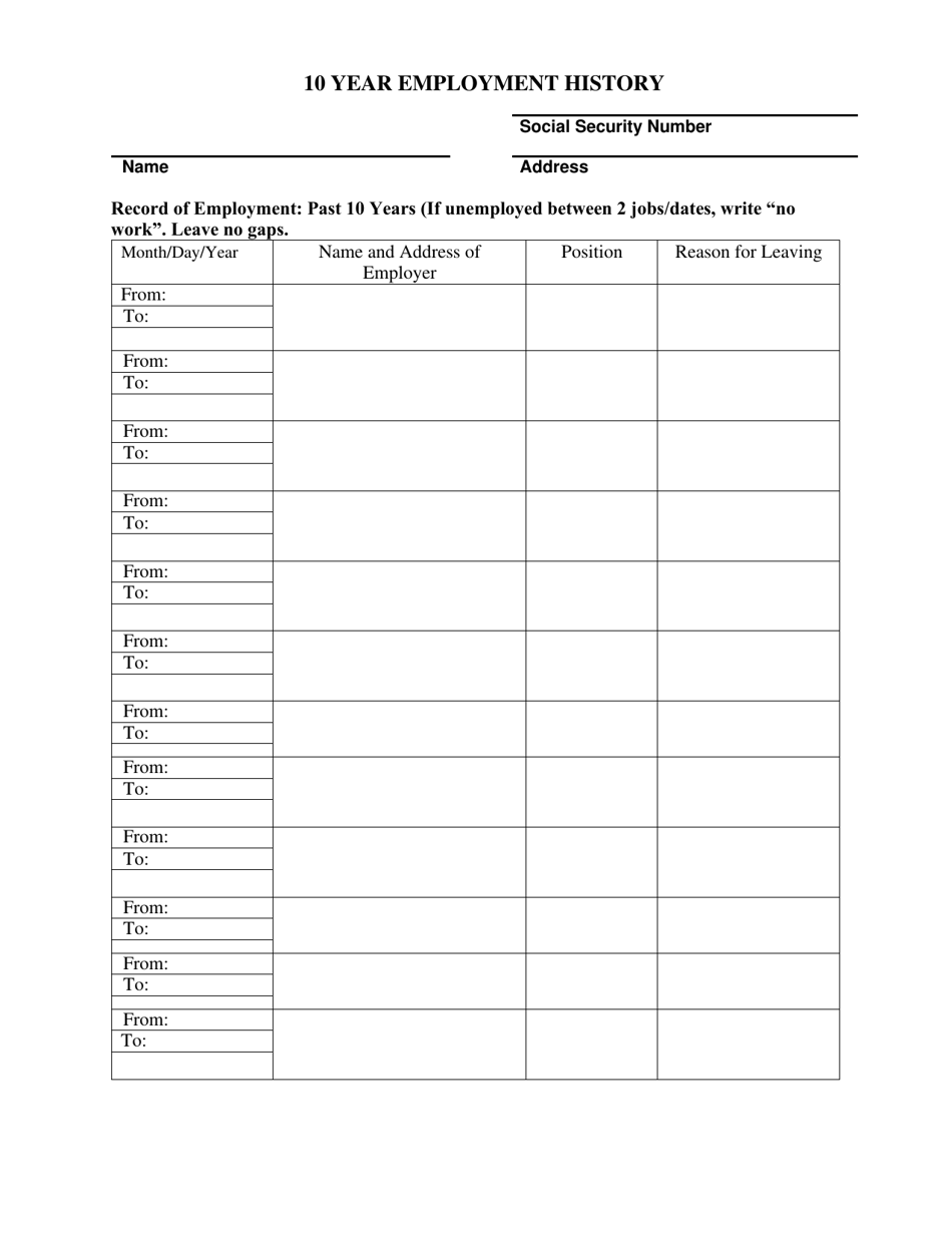 Application for Employment - Georgia (United States), Page 3