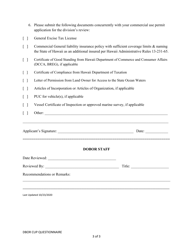 Form LNR3-012 Commercial Use Questionnaire - Hawaii, Page 3