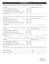 SIB Form D Post-hire/Conditional Job Offer Knowledge Questionnaire - Louisiana, Page 3