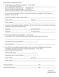 SIB Form D Post-hire/Conditional Job Offer Knowledge Questionnaire - Louisiana, Page 4