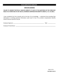 SIB Form D Post-hire/Conditional Job Offer Knowledge Questionnaire - Louisiana, Page 5